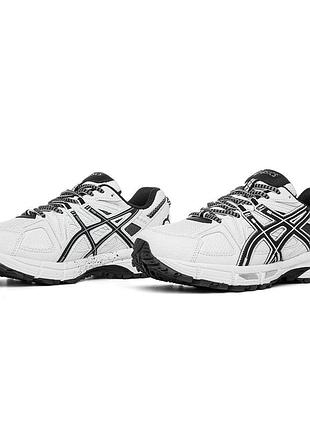 Стильні жіночі кросівки asics gel kahana 8 white black
