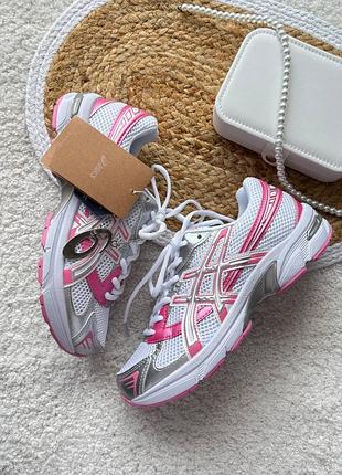 Стильні жіночі кросівки asics gel 1130 white pure silver