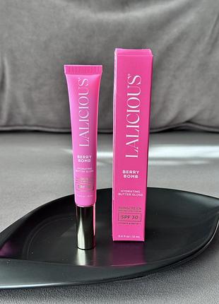 Блиск-бальзам для губ lalicious berry bomb hydrating butter gloss spf 30, 12 мл