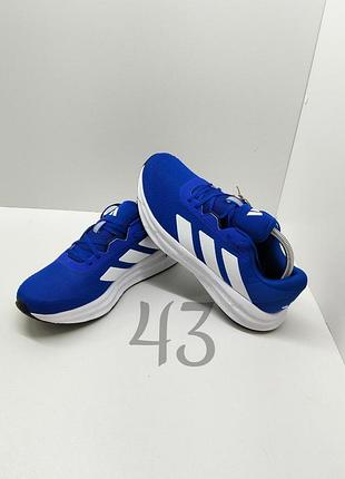 Оригинальные беговые кроссовки adidas galaxy 7 бело-синие