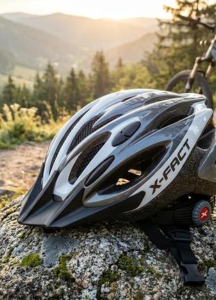 Велосипедний шолом x-fact x10-l 57-62cm (l)