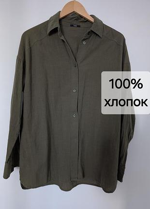 Сорочка зі 100% бавовни, tezenis, у відтінку хакі, м