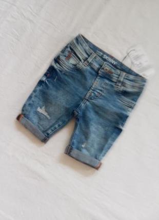 Новые коттоновые шорты на мальчика бренда primark skinny denim co 3209 3-4 eur. 104