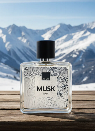 Туалетна вода avon musk rain, 75 мл ейвон маск райн