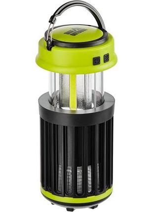 Ліхтар кемпінговий skif outdoor gaper black/green з захистом від комах