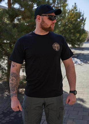 Футболка с принтом weaponised fitness 100% cotton черная