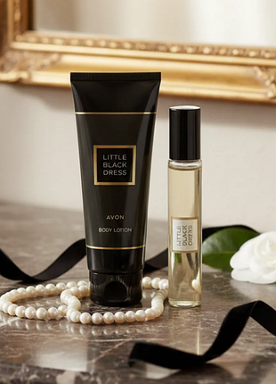 Набор парфюмная вода little black dress, 10 мл + лосьон 125 мл avon / эйвон литл блек дресс