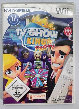 Tv show king party, б/у, английская версия - диск nintendo wii