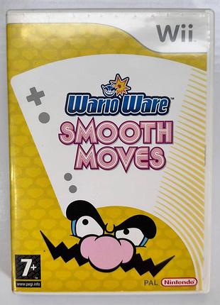 Warioware smooth moves, б/у, английская версия - диск nintendo wii