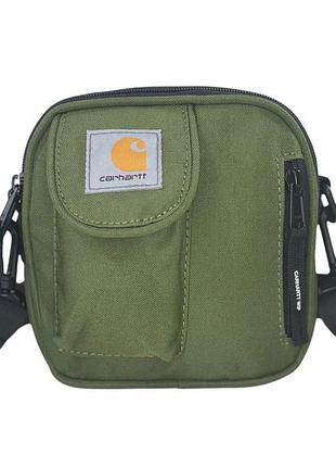 Сумка carhartt wip essentials bag small зеленая