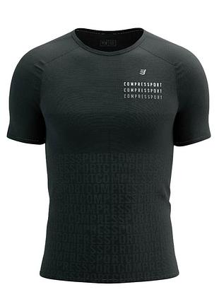 Футболка compressport performance ss tshirt m black s(р)
