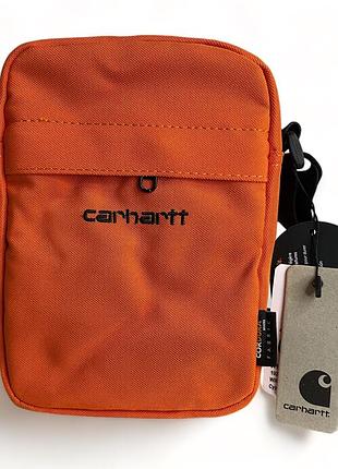 Сумка через плечо carhartt payton bag оранжевая