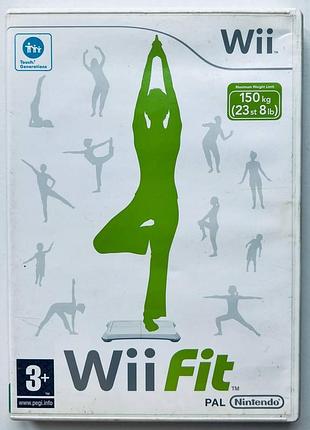 Wii fit, б/в, англійська версія - диск nintendo wii
