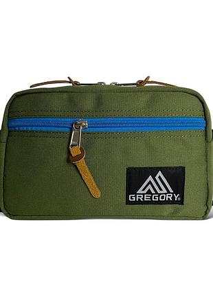 Сумка через плечо gregory padded shoulder pouch зеленая