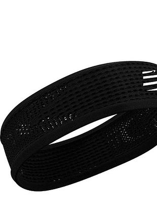 Повязка на голову compressport headband on/off black