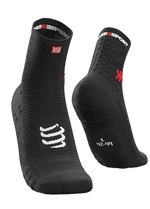Носки compressport pro racing socks v3 trail black/red t2 (39-41)