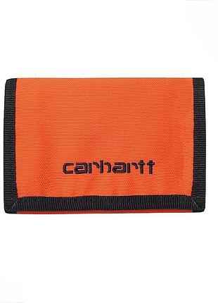 Кошелек carhartt wip alec оранжевый