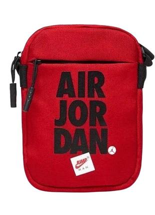 Сумка через плечо nike air jordan jumpman festival bag красный