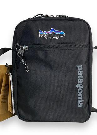 Сумка через плече patagonia 20*15 чорна