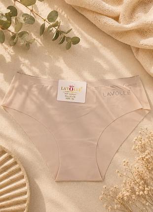Жіночі безшовні трусики la volle comfort soft бежевий