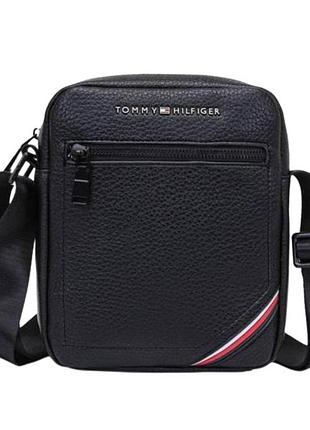Чоловіча сумка через плече месенджер барсетка tommy hilfiger 20х17
