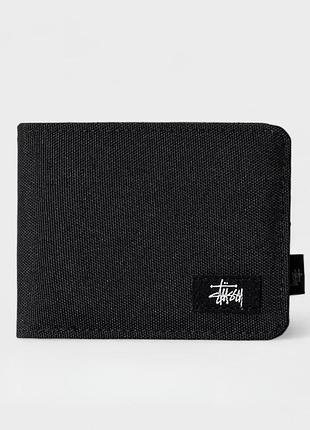 Кошелек stussy 9x11 черный (без коробки)
