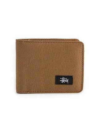 Кошелек stussy 9x11 коричневый (в коробке)