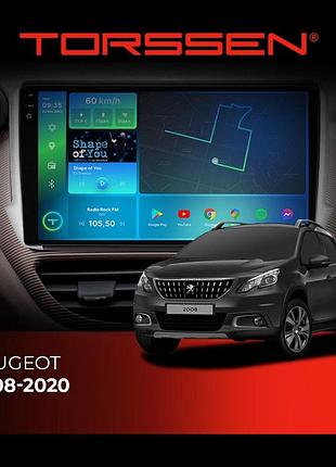 Torssen штатная магнитола torssen 2k peugeot 2008 -20 f9464 4g carplay dsp