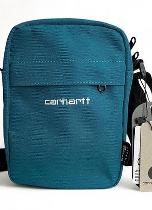 Сумка через плече carhartt payton bag бирюзовая