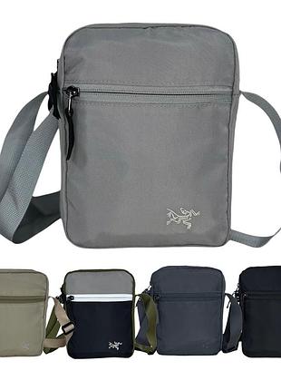 Сумка через плече arc'teryx (757269166995) світло-сіра