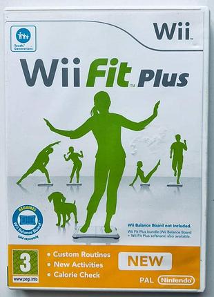 Wii fit plus, б/у, английская версия - диск nintendo wii