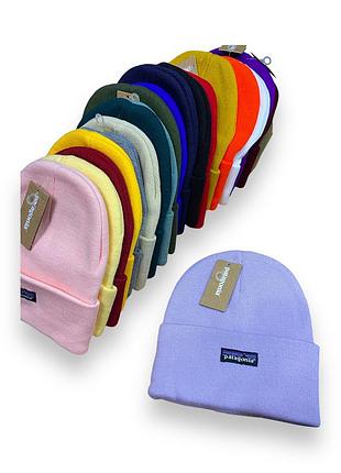 Шапка patagonia бузкова