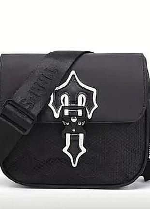 Сумка через плече trapstar irongate t crossbody bag чорна