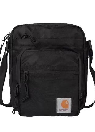 Сумка через плече carhartt 24*20 чорна