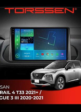 Torssen штатная магнитола torssen 2k nissan x-trail 4 t33 2021+ / rogue 3 iii (2020-2021) f10464 4g carplay