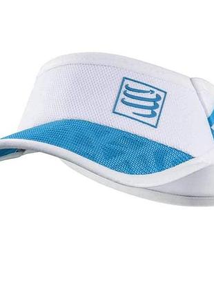 Козирок compressport spiderweb ultralight visor white/blue