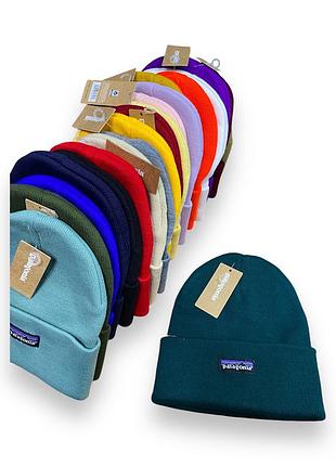 Шапка patagonia темно-зеленая