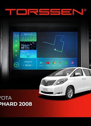 Torssen штатна магнітола torssen 2k toyota alphard 2008 f9464 4g carplay dsp