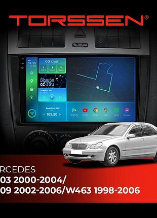 Torssen штатна магнітола torssen 2k mercedes w203 00-04/w209 02-06/w463 98-06 f9464 4g carplay dsp