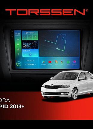 Torssen штатная магнитола torssen 2k skoda rapid 2013+ f9464 4g carplay dsp