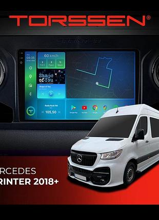 Torssen штатна магнітола torssen 2k mercedes sprinter 2018+ f10464 4g carplay dsp