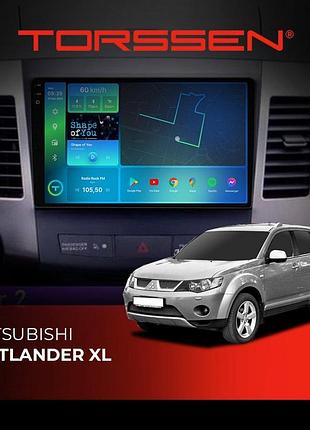 Torssen штатна магнітола torssen 2k mitsubishi outlander xl f9464 4g carplay dsp
