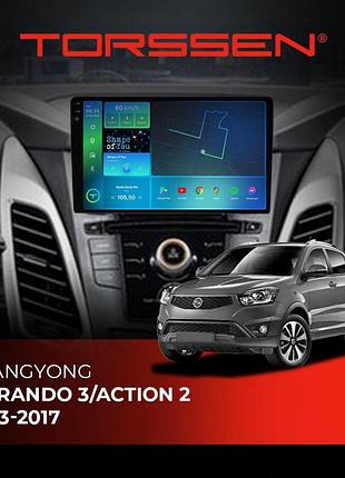 Torssen штатная магнитола torssen 2k ssangyong korando 11-13 f9464 4g carplay dsp