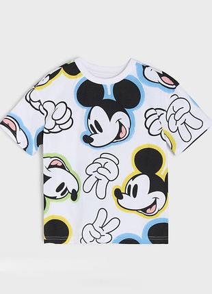 Бавовняна футболка з принтом mickey mouse