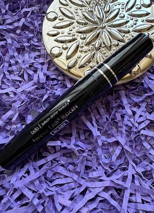 Роскошная водостойкая тушь длина+объем для ресниц bdb forever lash mascara, black, 8 ml