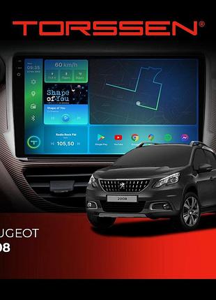 Torssen штатна магнітола torssen 2k peugeot 2008 f10464 4g carplay dsp