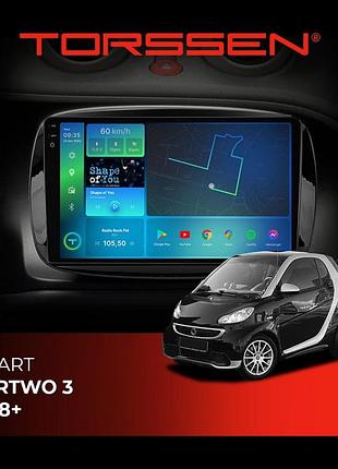 Torssen штатна магнітола torssen 2k smart fortwo 3 18+ f9464 4g carplay dsp