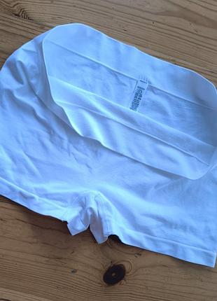 Трусики шортики белые primark l-xl микрофибра