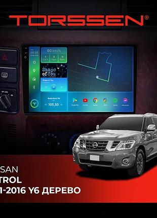 Torssen штатная магнитола torssen 2k nissan patrol 11-16 y6 дерево f9464 4g carplay dsp
