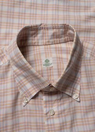 Borrelli napoli check cotton button up shirt  [smh017207]